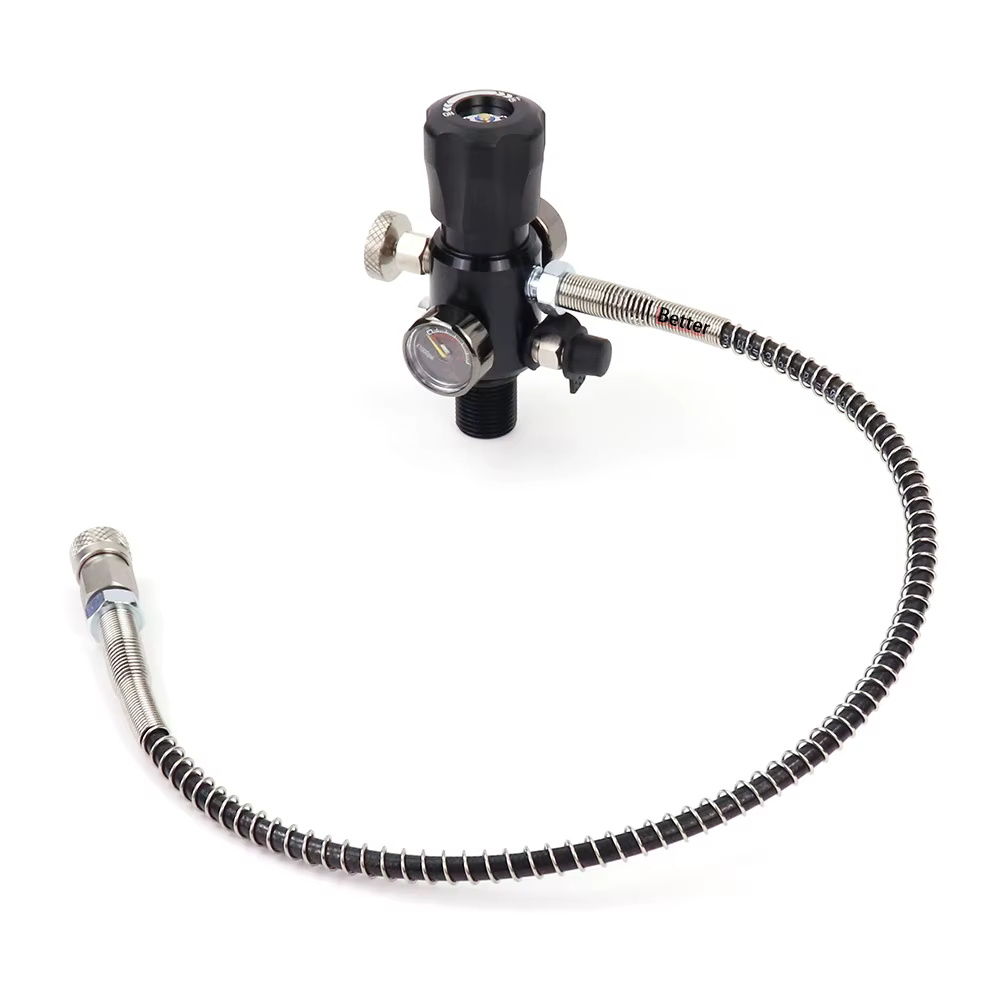 Adaptador recarga tanque aire 300 bar rosca M18x1.5 - imagen 4