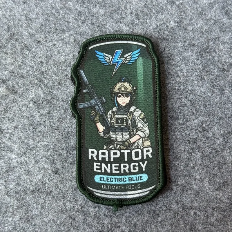 Parche táctico con velcro chica anime energética moral soldado - imagen 4