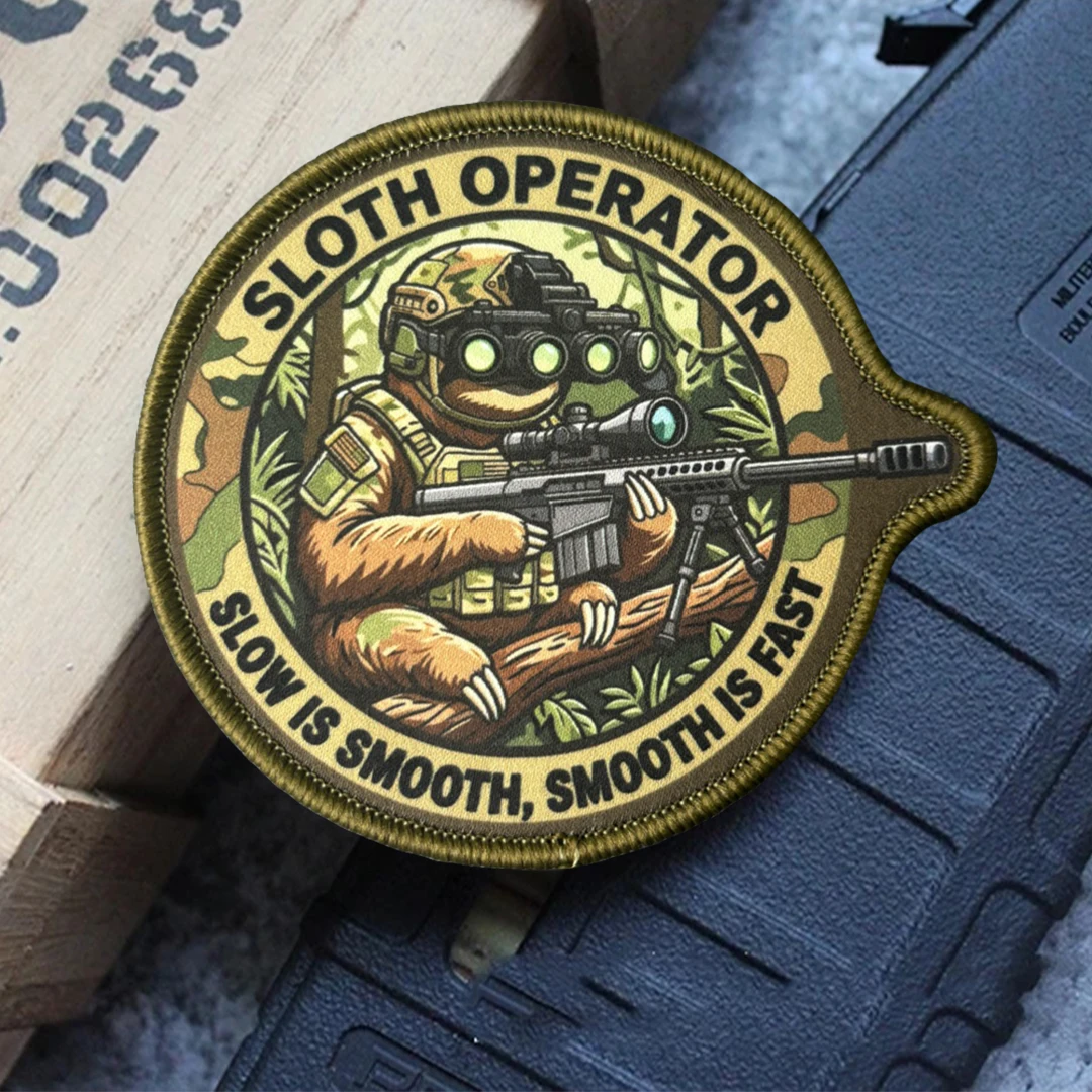 Parche perezoso gamer humorístico insignia moral velcro gancho-bucle - imagen 4