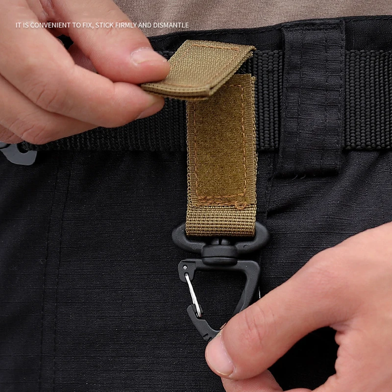 Mosquetón Molle de nailon para mochila táctica y escalada - imagen 4