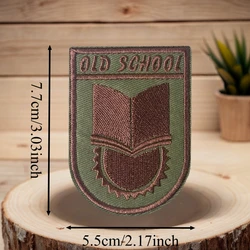 Parche táctico chevron bordado con velcro para gorra