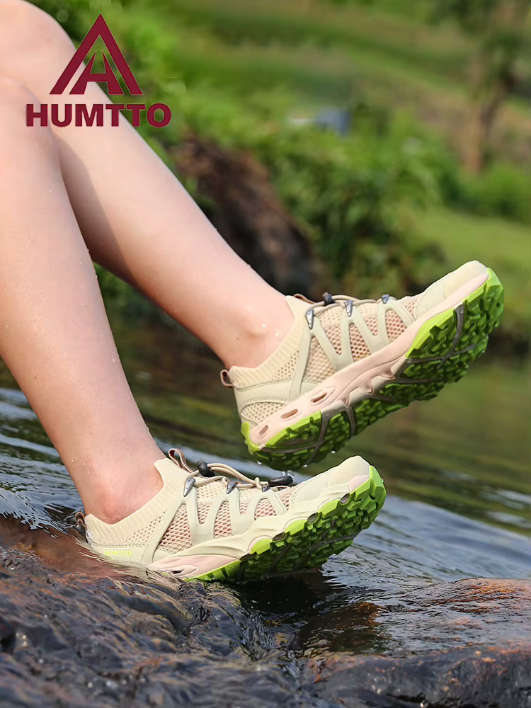 HUMTTO Zapatillas de senderismo acuáticas ligeras para hombre