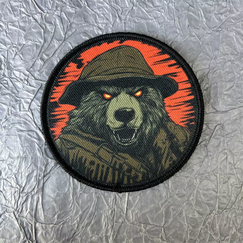 Parche calavera cuervo táctico – Velcro para equipamiento militar - imagen 4