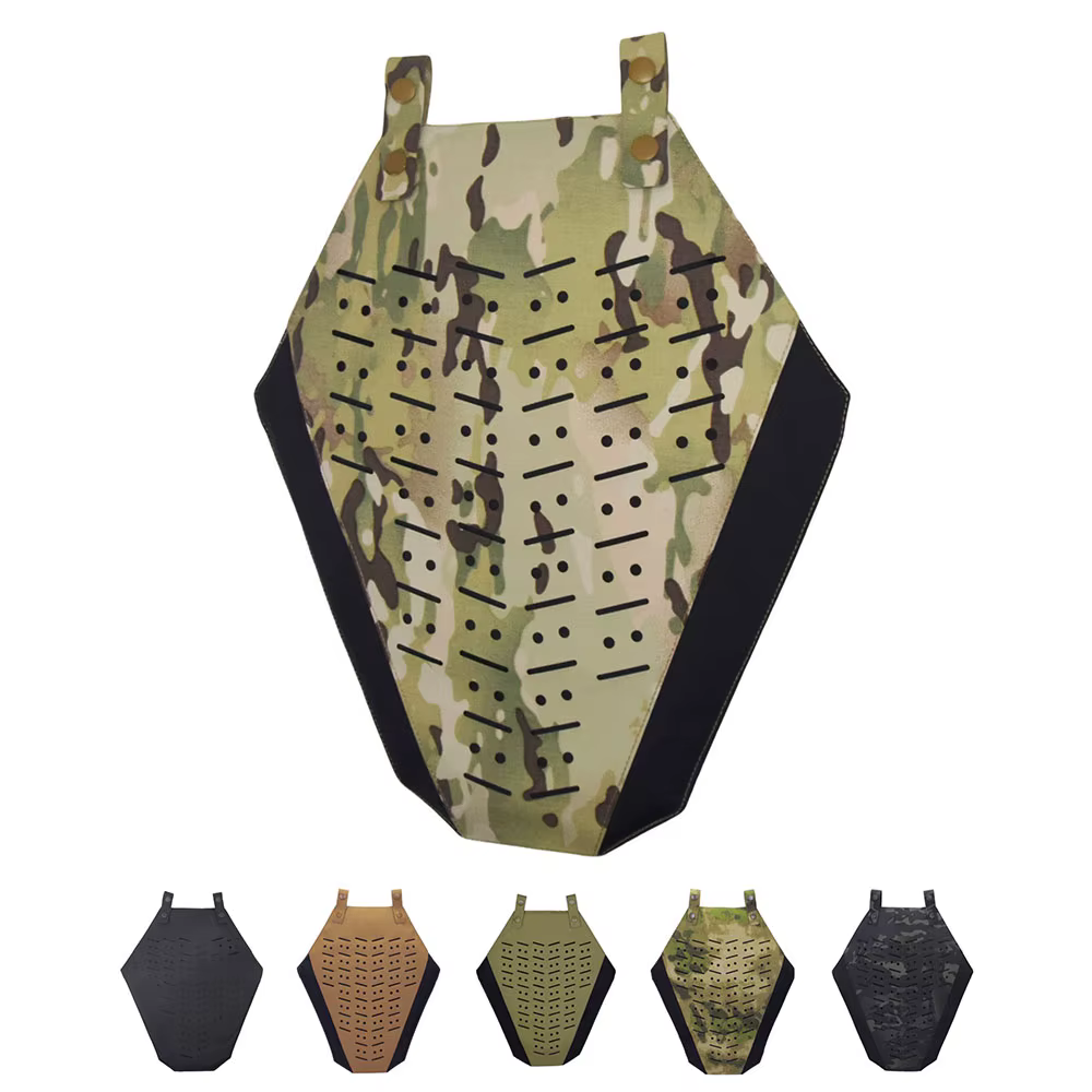 Protector de entrepierna táctico MOLLE cortado a láser para chaleco