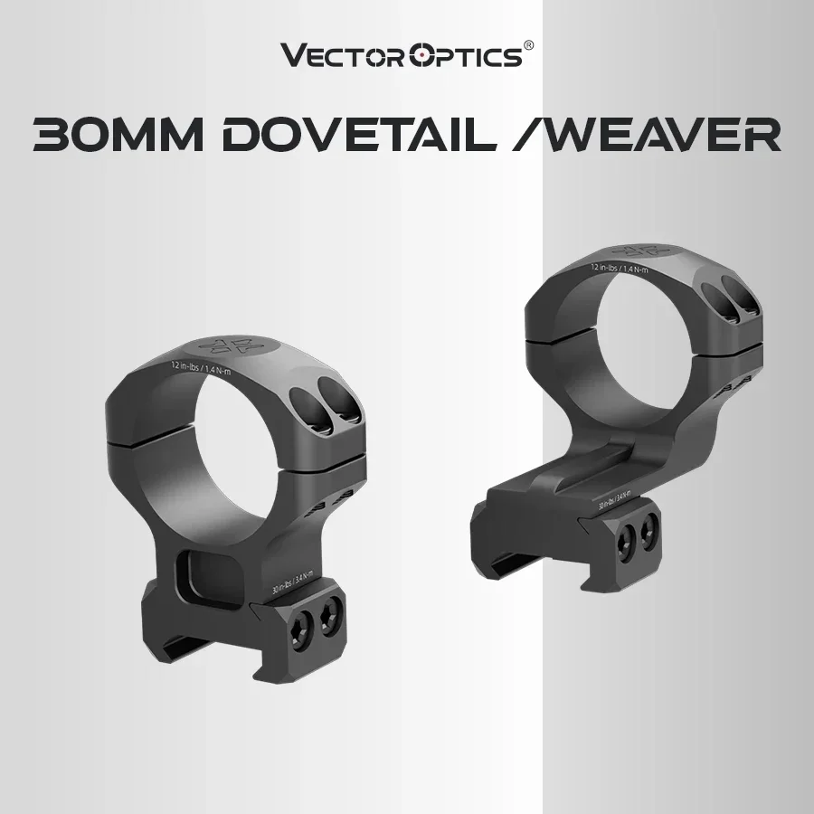 Óptica vectorial 30 mm para rail Picatinny - montaje con anillo - imagen 4