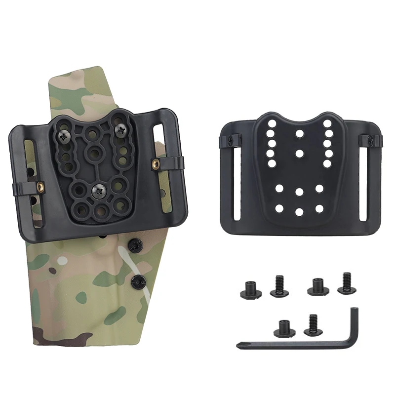 Funda táctica Kydex paleta MOLLE adaptador rápido para pistola - imagen 3