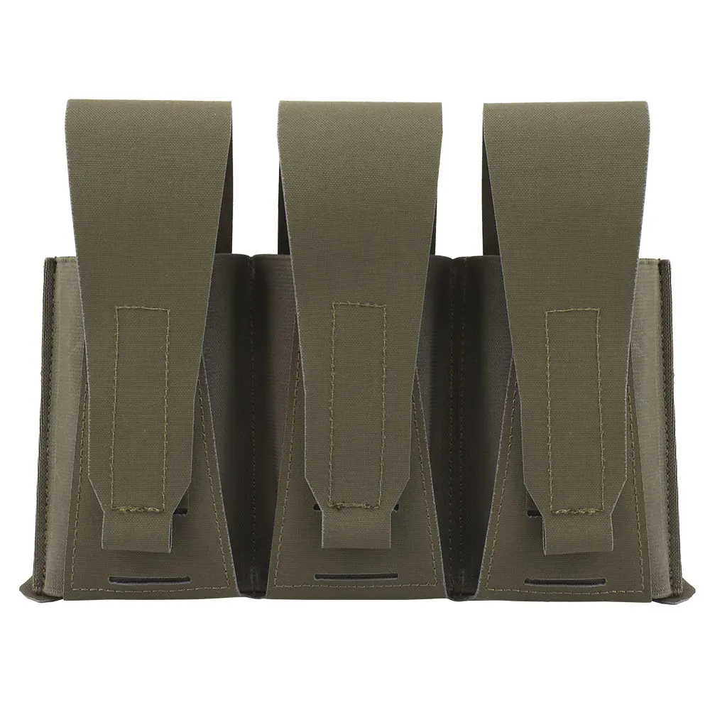 Bolsa táctica porta revistas panel frontal con solapa para placa - imagen 3