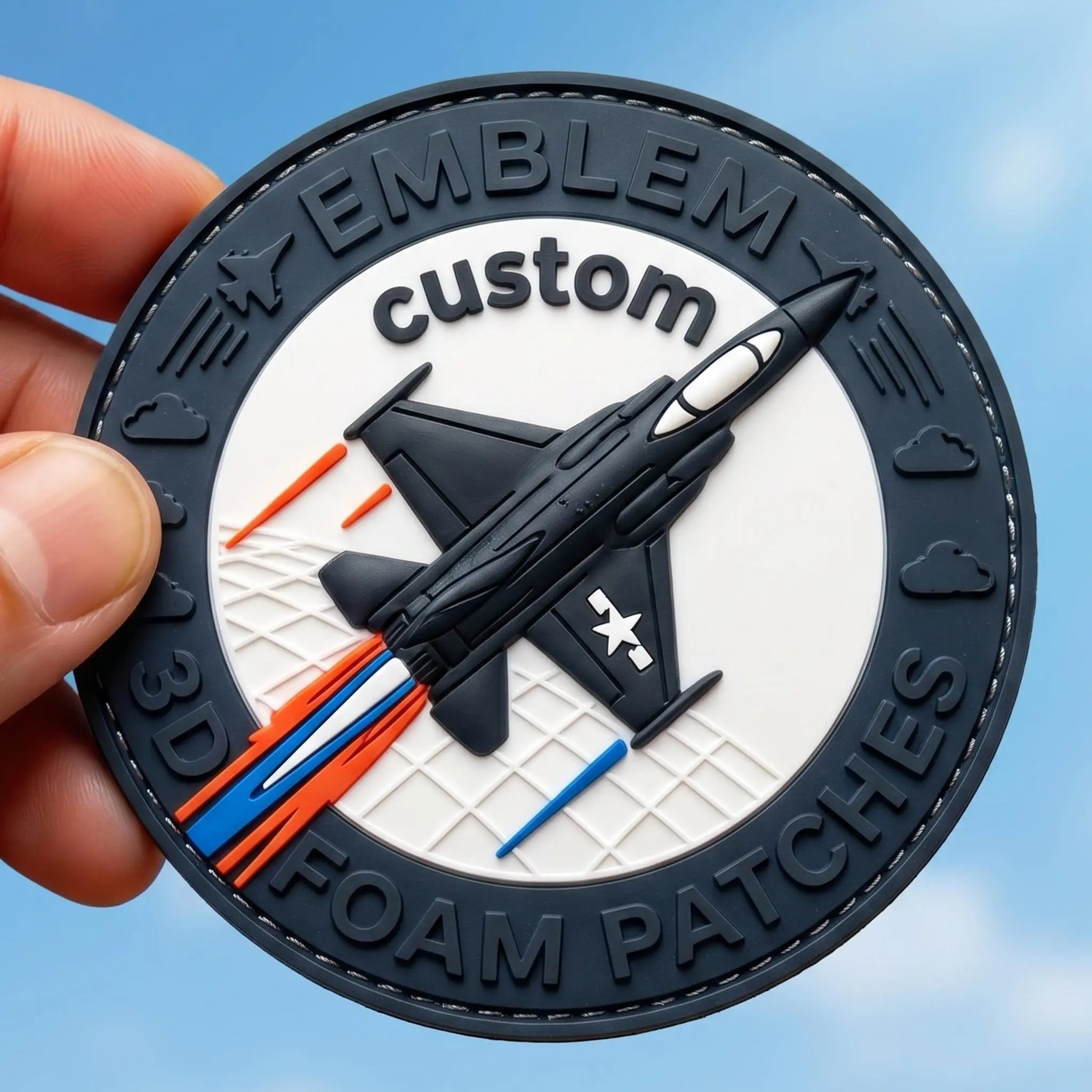 Parche PVC 3D personalizado duradero para mochilas y ropa - imagen 5