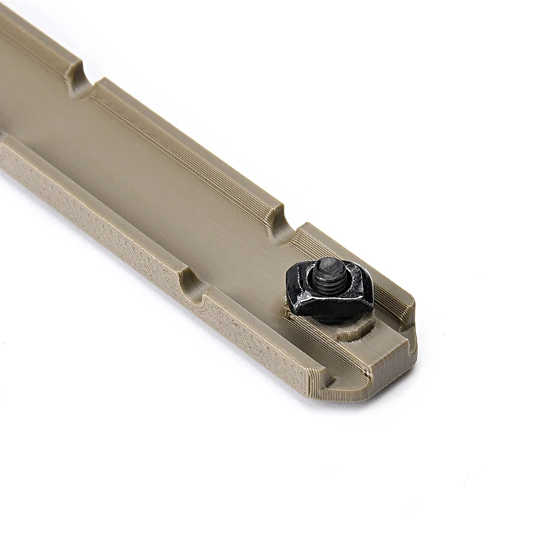Cubierta riel táctico M-LOK nylon sinterizado impresa 3D para airsoft - imagen 5