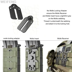 Adaptador MOLLE para bolsa cargadores de chaleco táctico