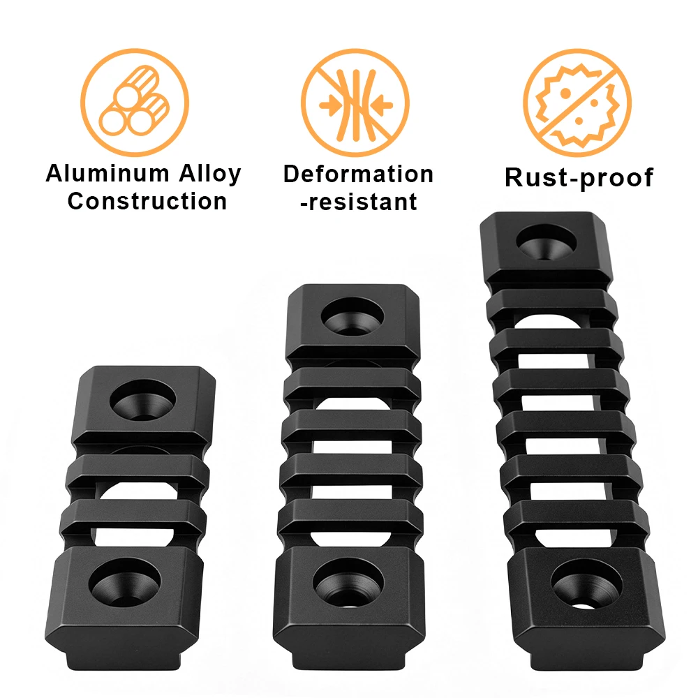 Riel Picatinny táctico para adaptador KeyMod y M-LOK - imagen 2