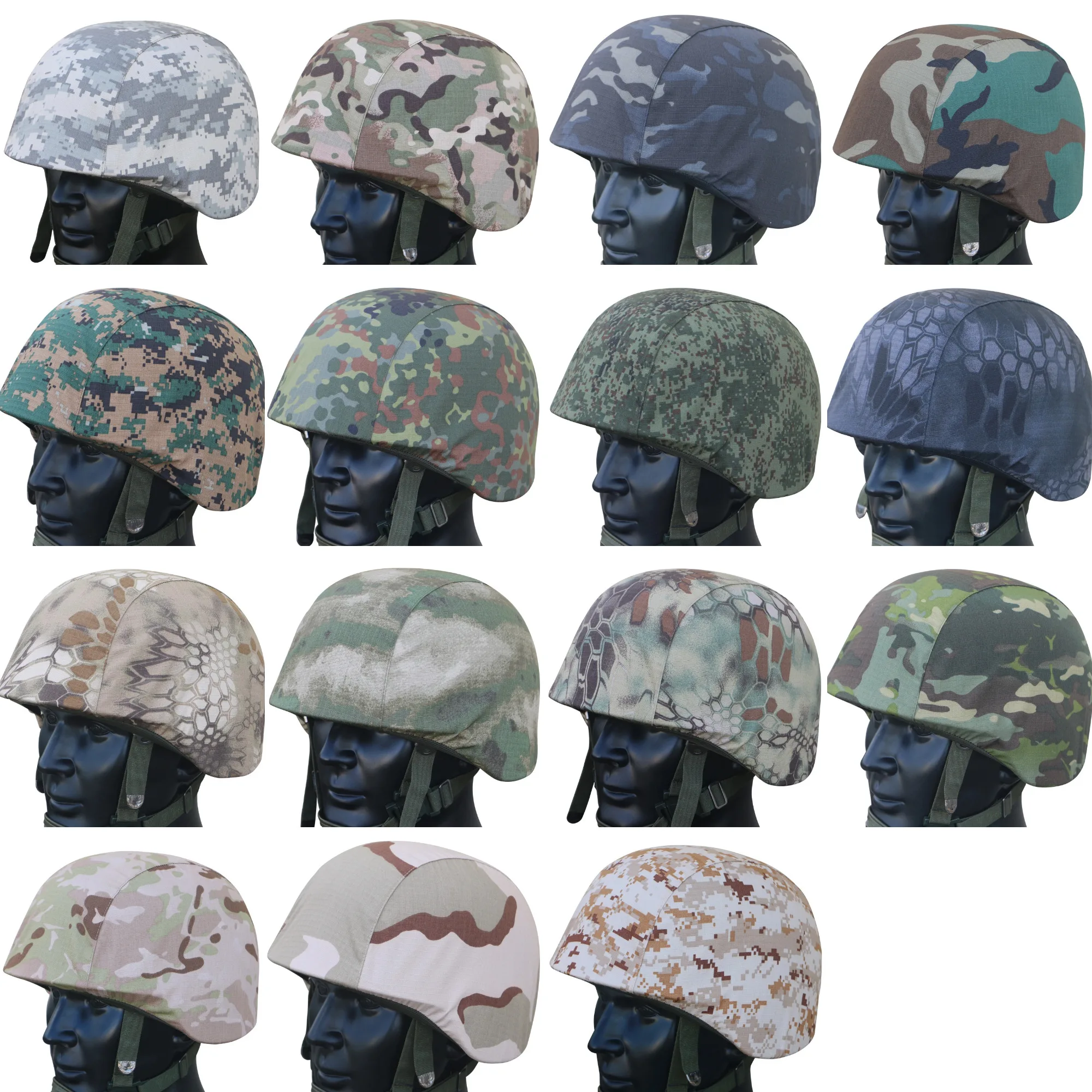 Adaptador casco táctico M88 para cubierta elástica de lona EMR - imagen 3