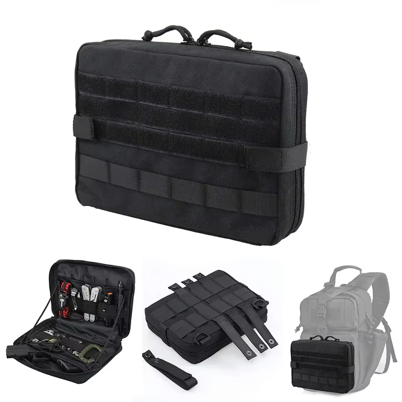 Bolsa médica táctica MOLLE EDC para primeros auxilios exterior