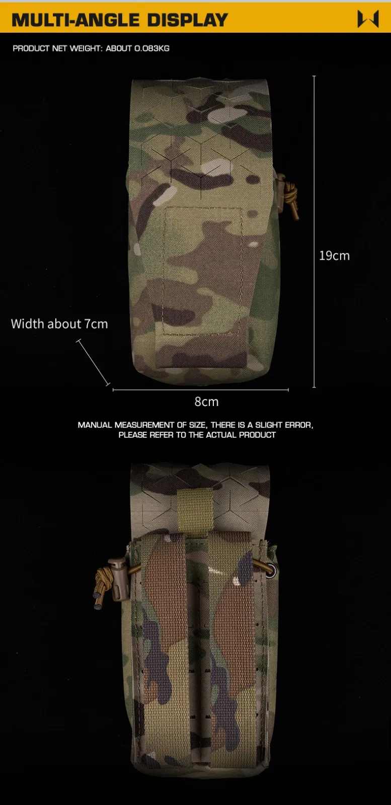 Detalle del cuerpo y tejido Cordura