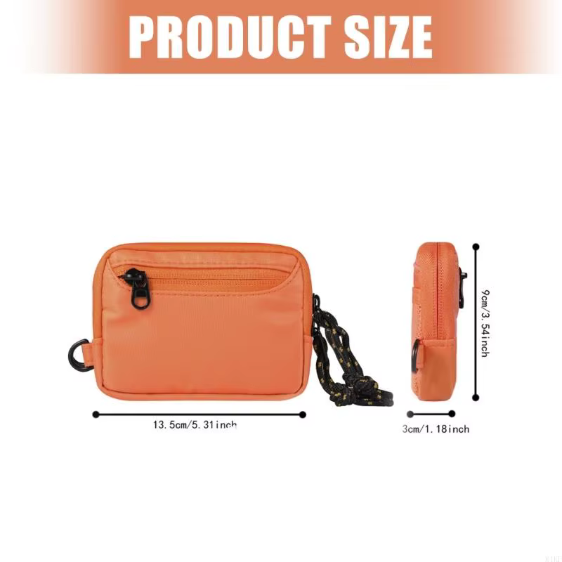 Bolsa organizadora de nailon con múltiples bolsillos para cables - imagen 3