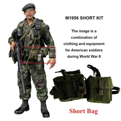Bolso táctico riñonera M16A1 de lona retro vintage estilo US
