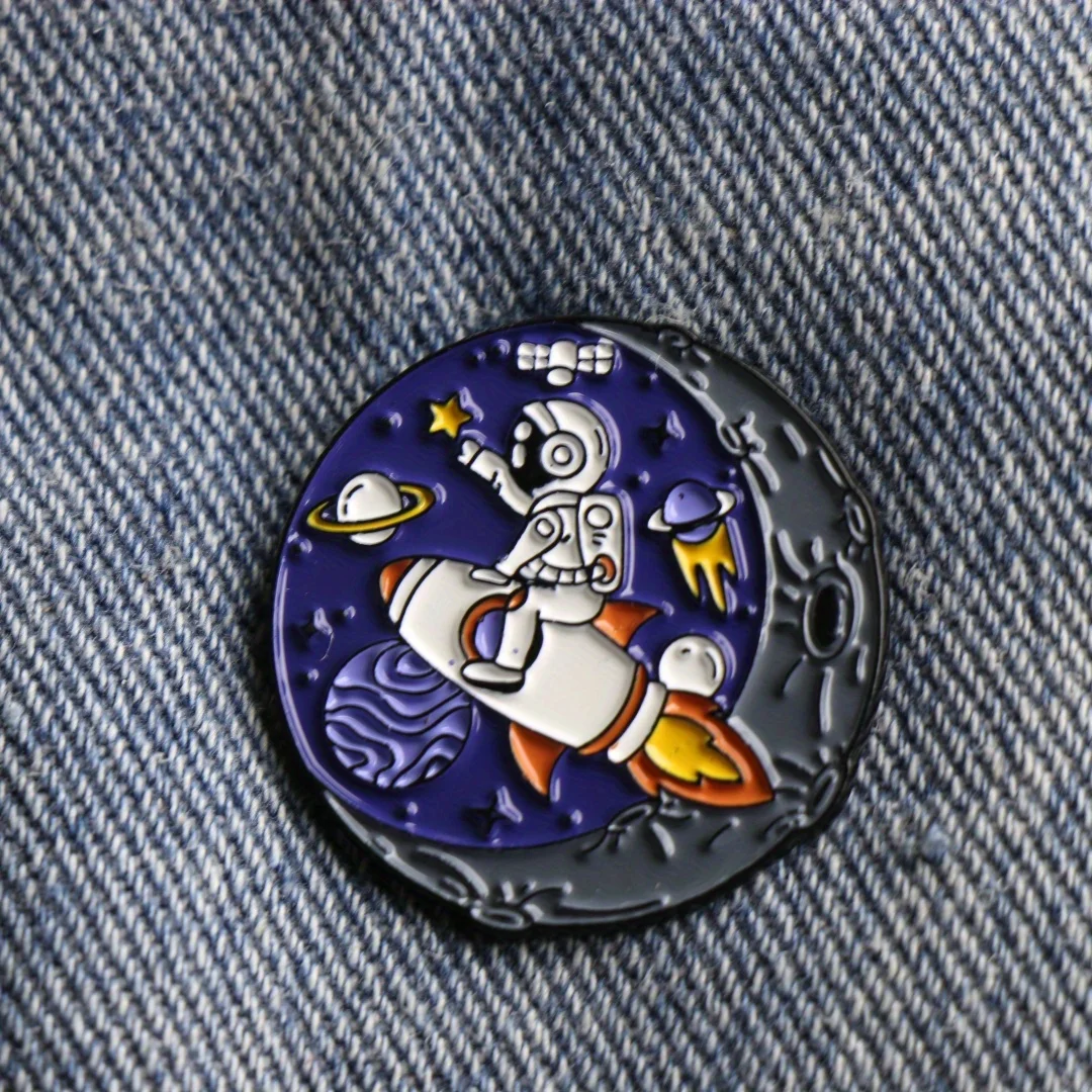 Broche de esmalte metal paracaidismo – regalo táctico para mochila - imagen 4