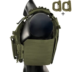 Chaleco caza MOLLE cortado láser, hebilla rápida y cintura ajustable