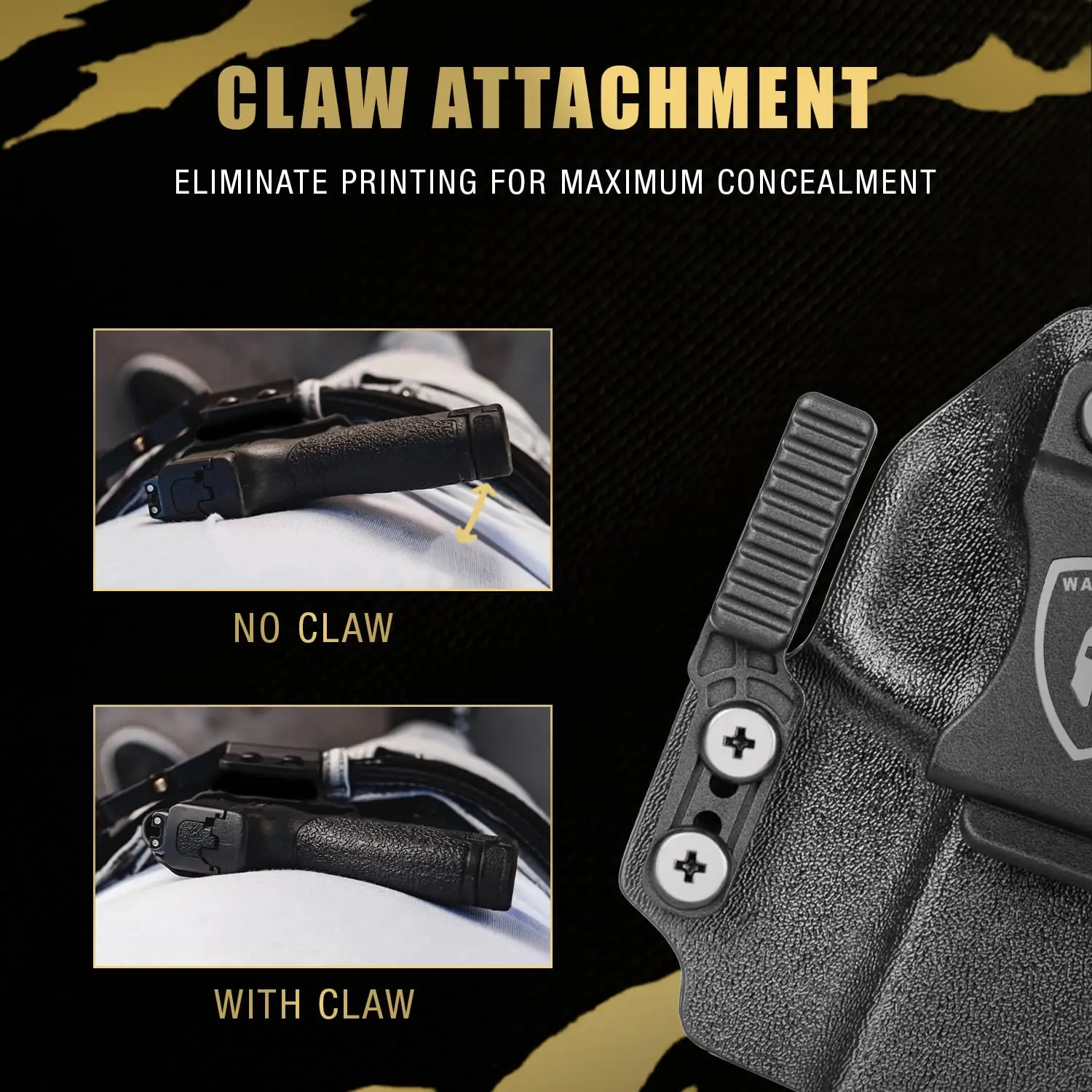 Funda Kydex Hellcat Pro IWB derecha compatible Springfield Armory - imagen 3