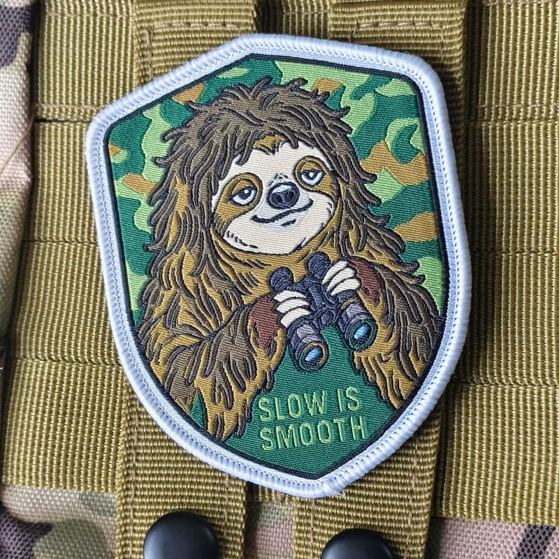 Otter Tactical parche táctico SLOW IS SMOOTH con velcro - imagen 3