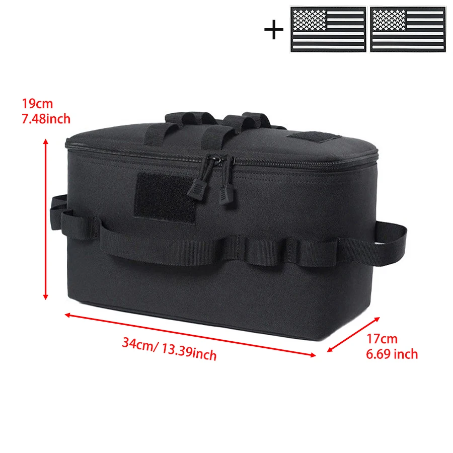 Bolso organizador con compartimentos desmontables para camping