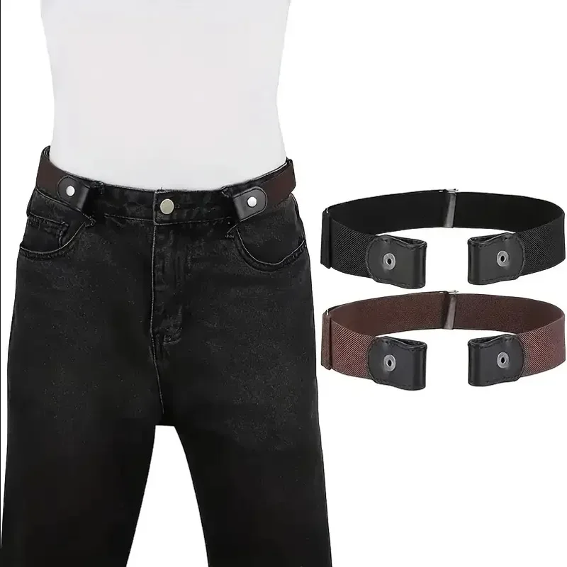 Cinturón elástico invisible hombre de alta elasticidad para jeans