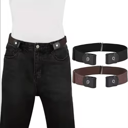 Cinturón elástico invisible hombre de alta elasticidad para jeans