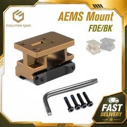 AEMS FAST Mount montura óptica Picatinny alta FDE táctica