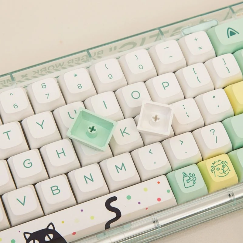 Teclas XDA PBT antidesgaste, calor y tacto mejorado para escritura - imagen 3