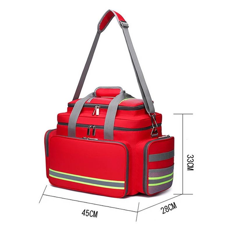Botiquín primeros auxilios bolsa médica impermeable Oxford reflectante - imagen 4