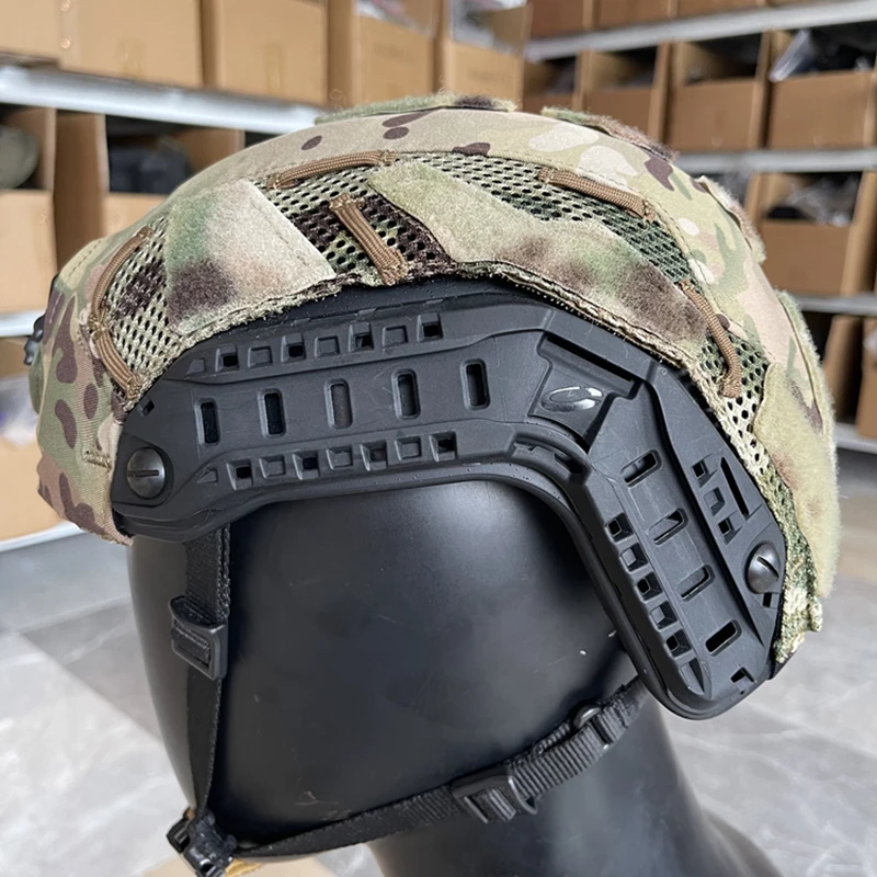 Funda táctica casco FAST SF camuflaje para exterior de repuesto - imagen 2