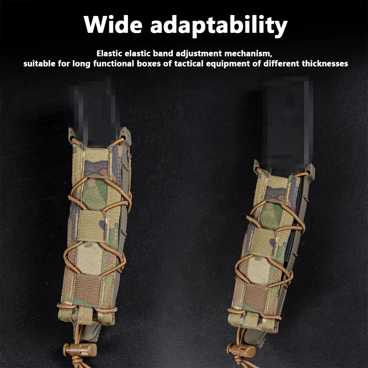 Bolsa táctica MOLLE para cargador MP5/MP7 9mm – 500D panel lateral - imagen 3