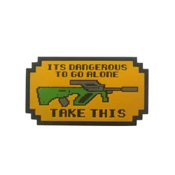 Parche moral PVC AUG Es peligroso ir solo – Compatible MOLLE