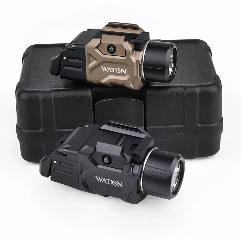 WADSN PX1 Linterna táctica para pistola con riel Picatinny metal CNC