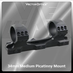 Voctor Optics Mira de caza 34mm, montaje Picatinny, alcance 500 m