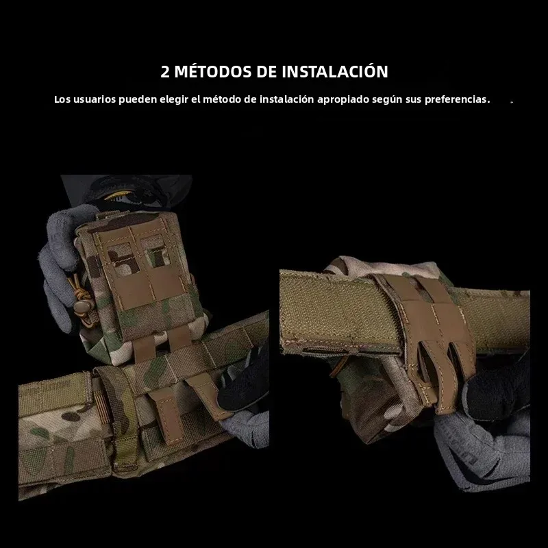 Bolsa táctica SINAIRSOFT MOLLE para cinturón y herramientas - imagen 3