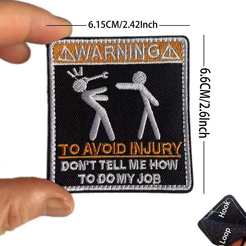 Parche bordado táctico para mochila y chaleco, divertido - imagen 5