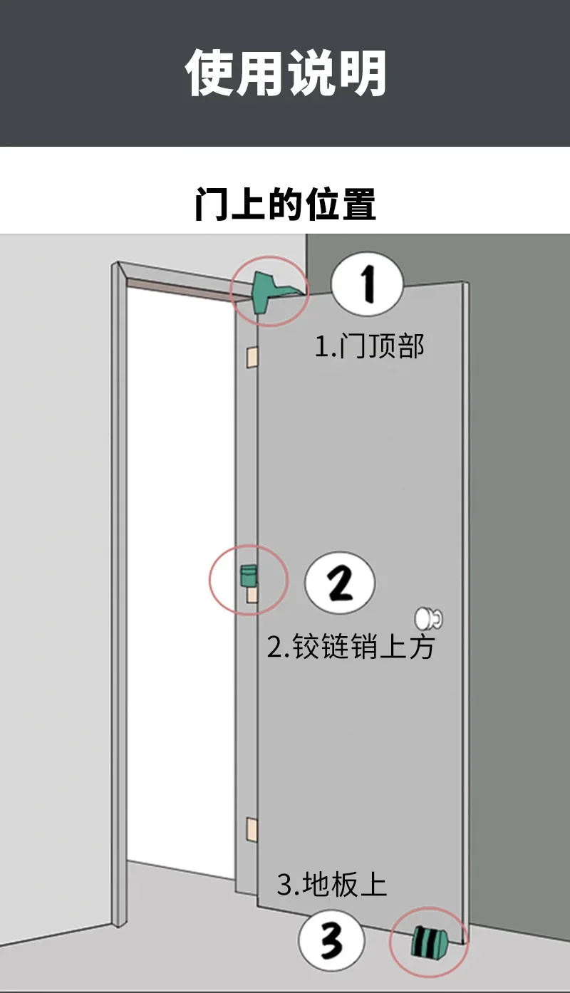 Cuña tope de puerta Wedge con contacto de goma