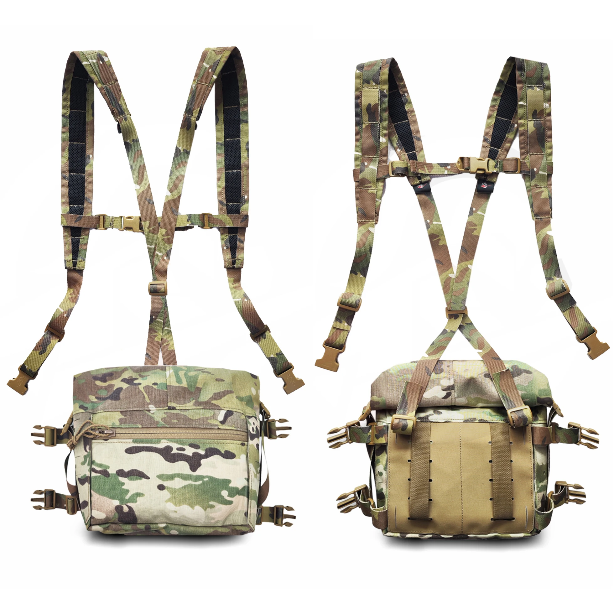 Mochila táctica LBV con kit expansor y correa pectoral - imagen 3