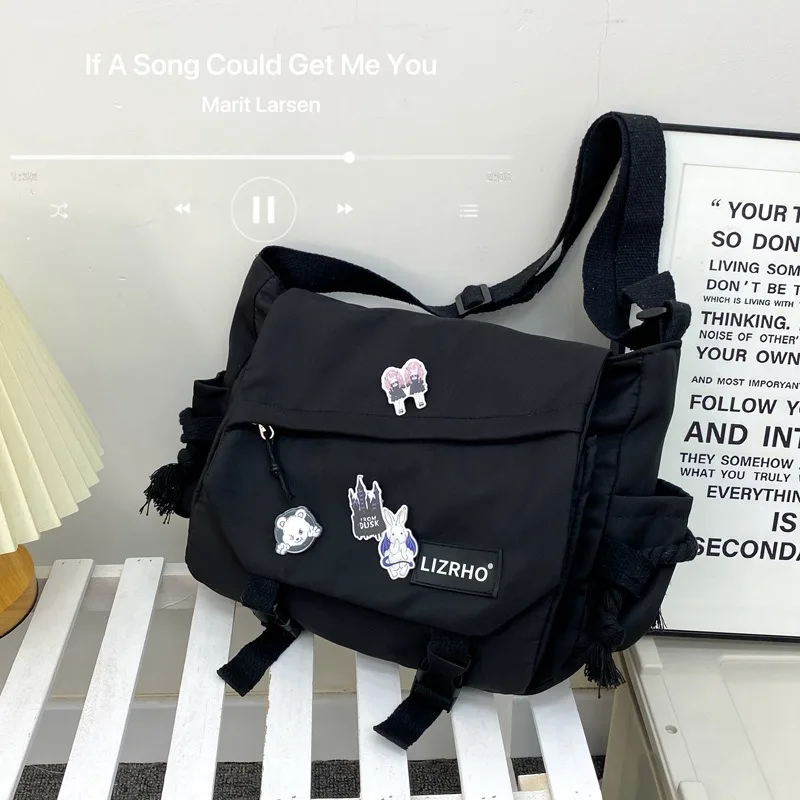Bolso táctico bandolera de lona vintage estilo cruzado para mujer