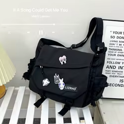 Bolso táctico bandolera de lona vintage estilo cruzado para mujer