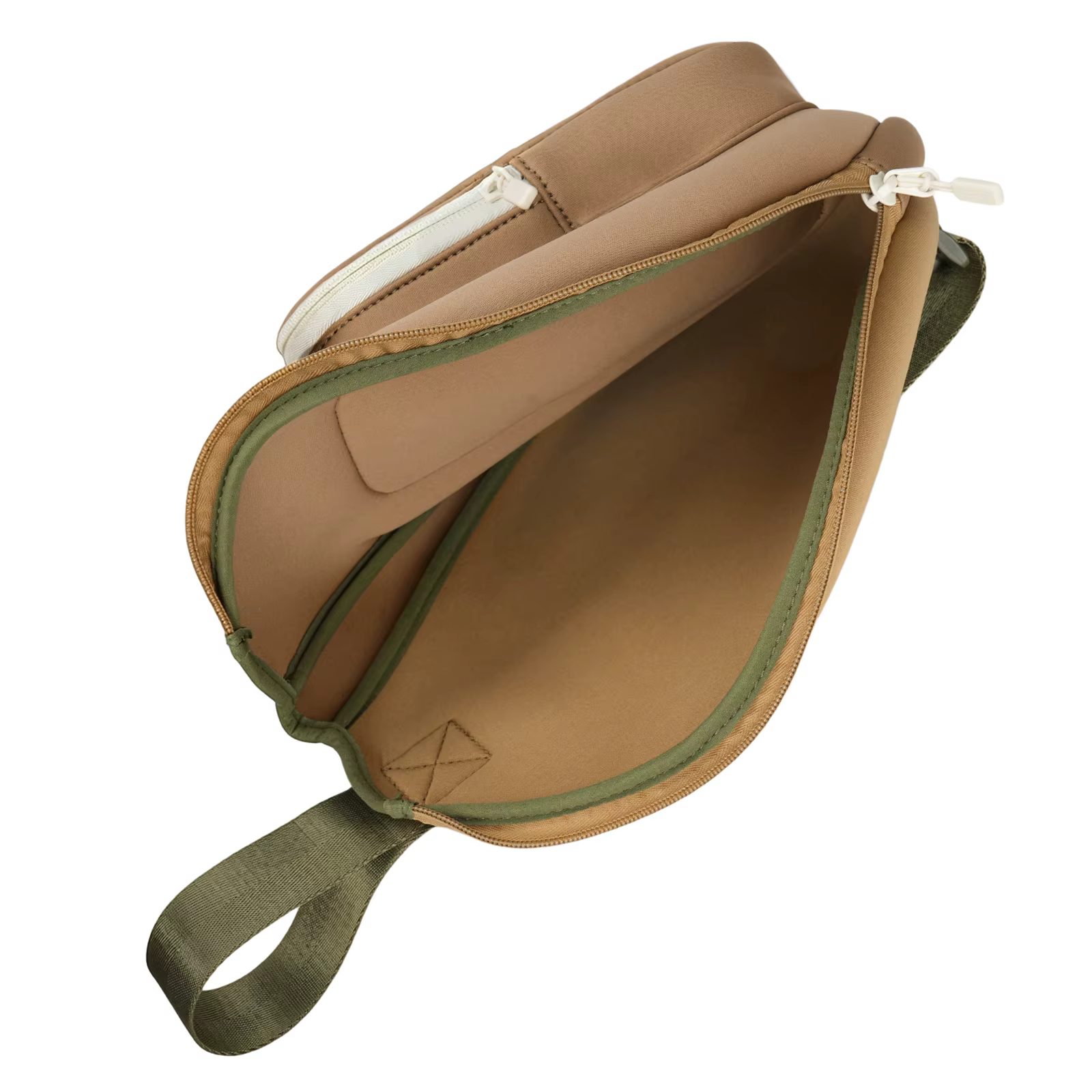 Tourbon Bolsa de pádel neopreno caqui cruzada ligera, correa ajustable - imagen 3