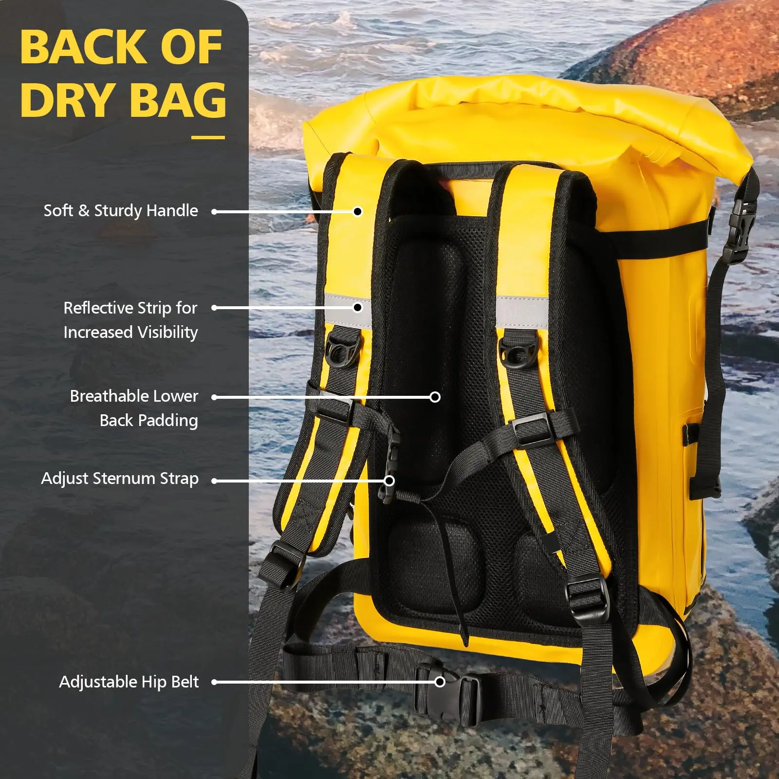 Bolsa estanca impermeable con cierre enrollable para buceo y kayak - imagen 2