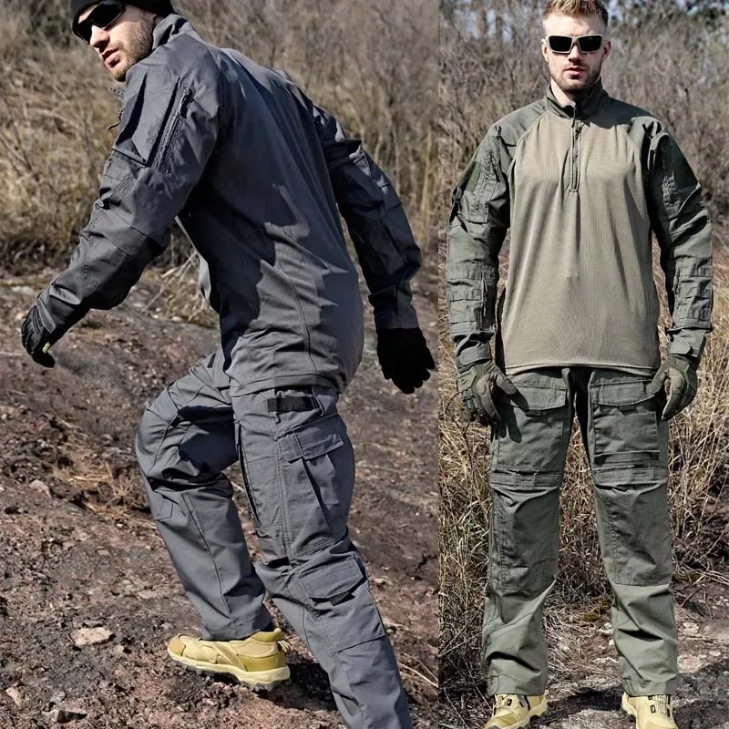 Conjunto táctico hombre camuflaje secado rápido para exteriores - imagen 3