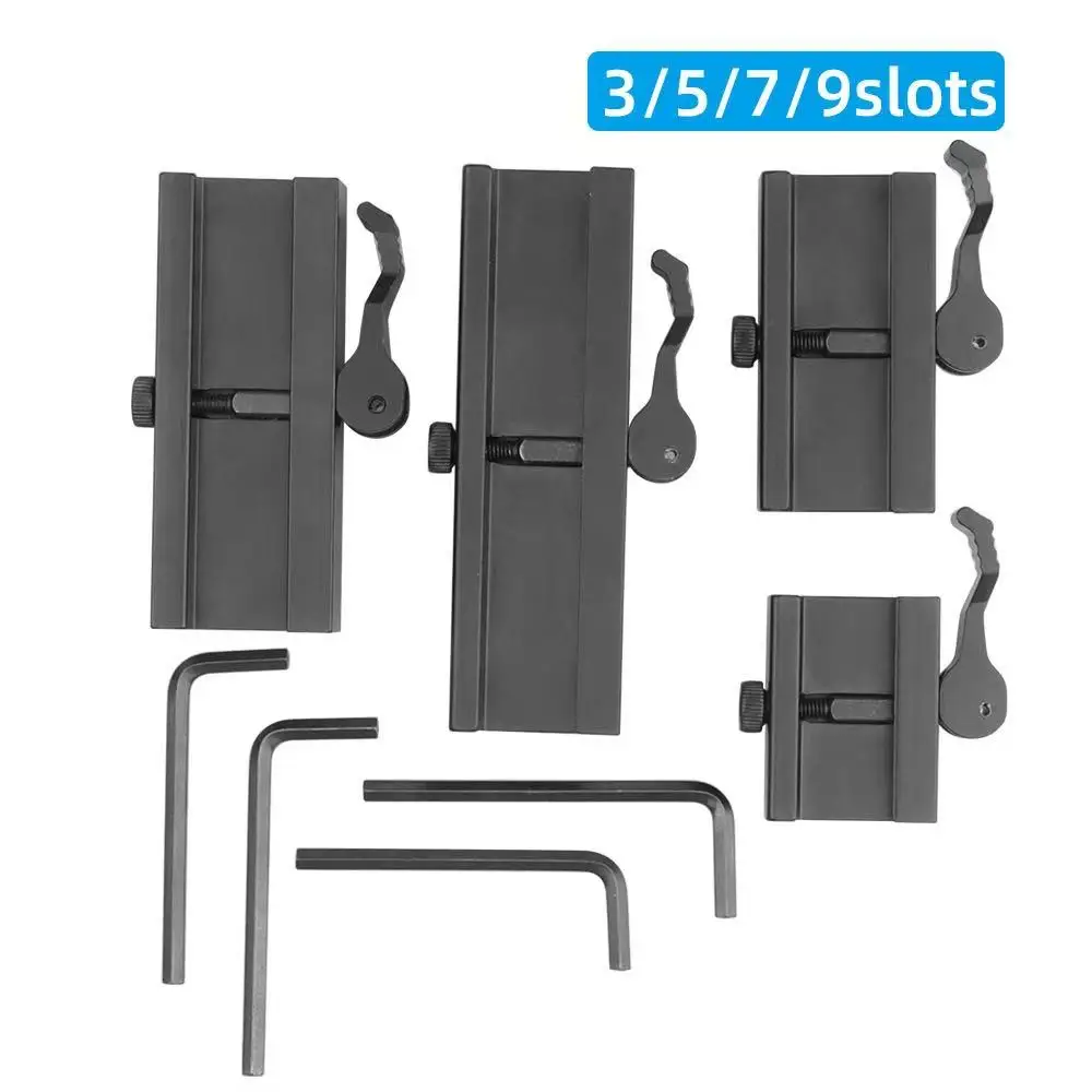Soporte óptica táctica de aluminio desmontaje rápido Picatinny - imagen 3