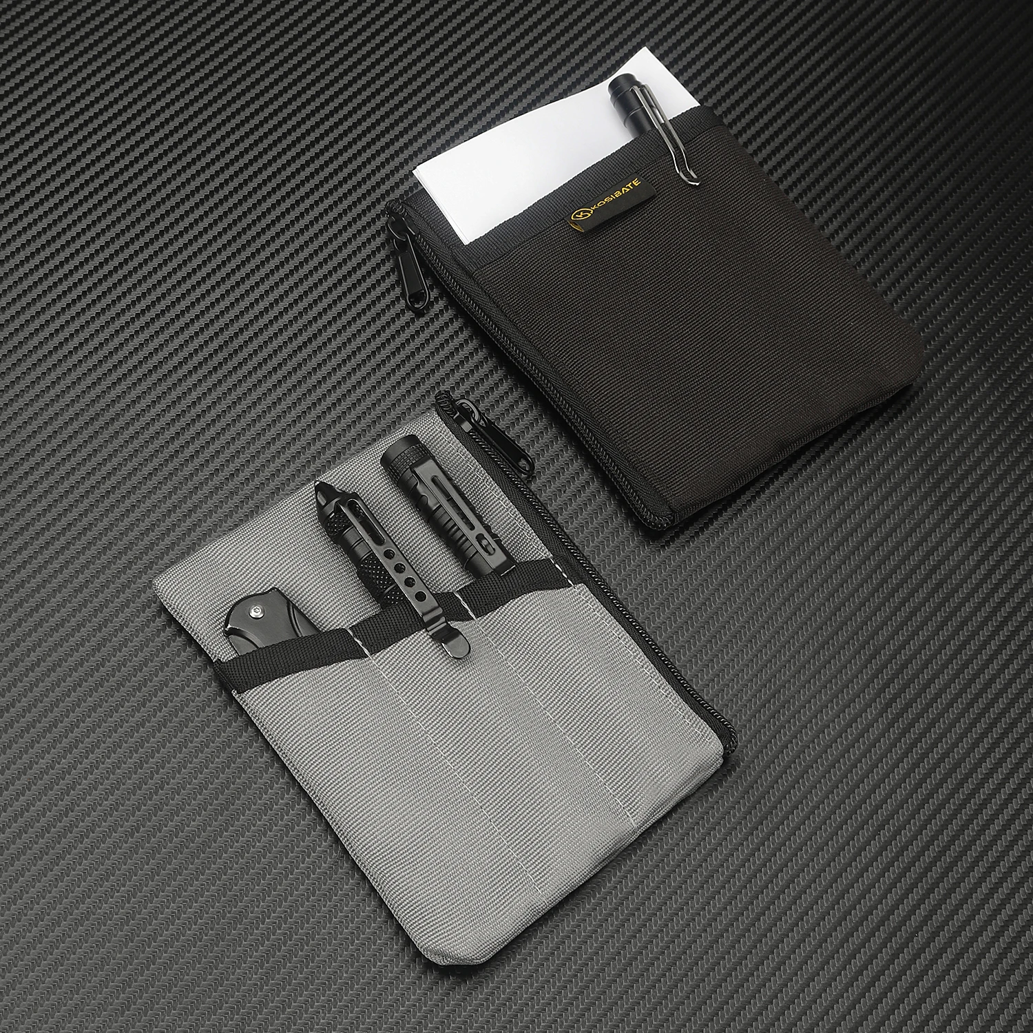 Kosibate Funda Táctica EDC Portacuchillos – Negro Ripstop - imagen 5