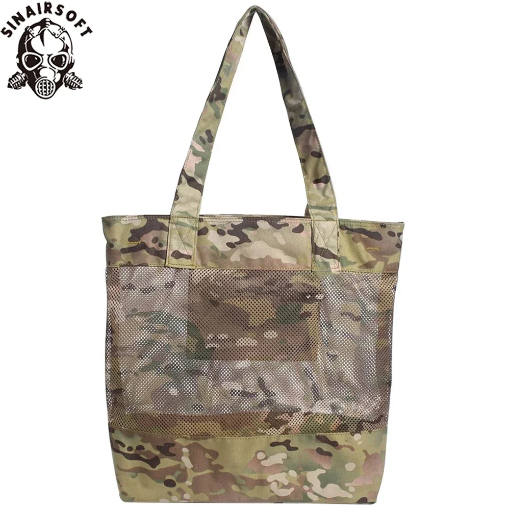 Bolsa táctica de nailon con cremallera y camuflaje para hombro