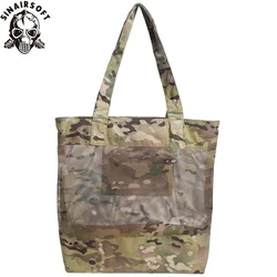 Bolsa táctica de nailon con cremallera y camuflaje para hombro