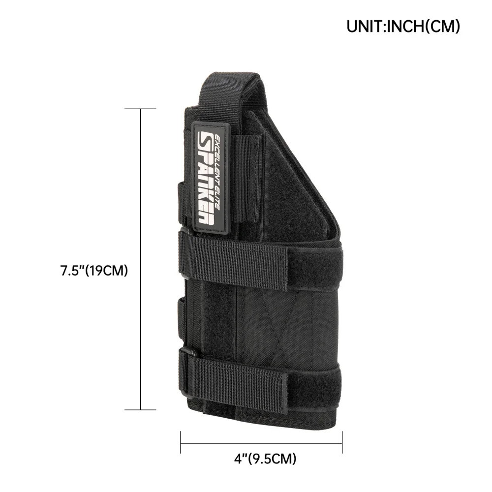 Funda táctica Glock zurdos – Ajustable para 17/19