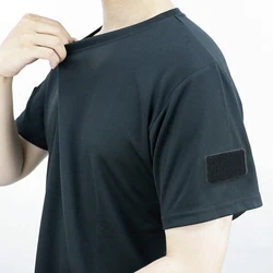 Camiseta táctica rusa de secado rápido transpirable manga corta